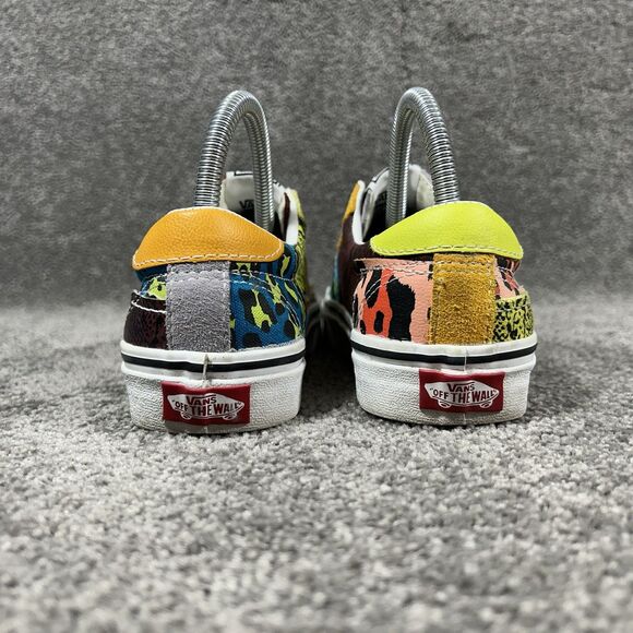 Vans Era Patch Work Women’s Size 7 Leopard Snake Print Skate Shoes Used - Picture 7 of 11